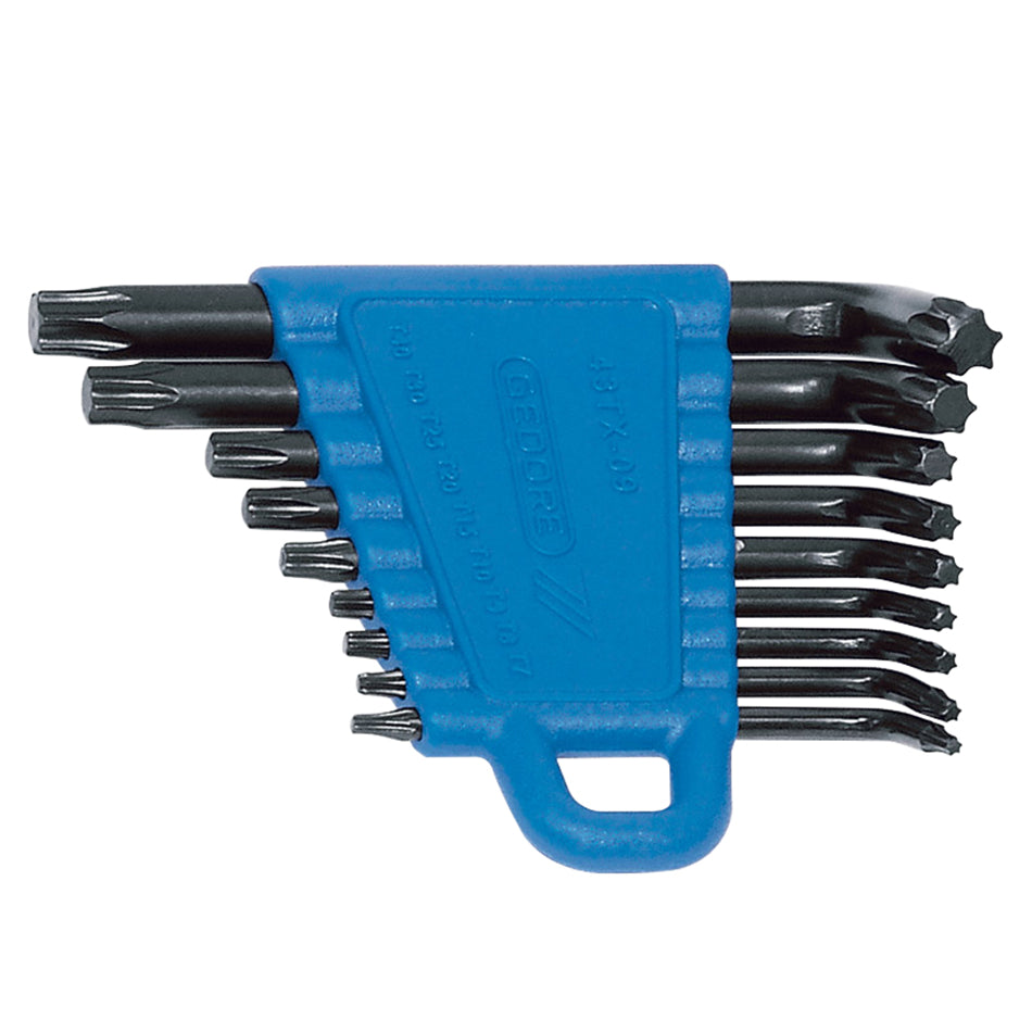 43TX Cranked Socket Key Sets for Recessed TORX Screws