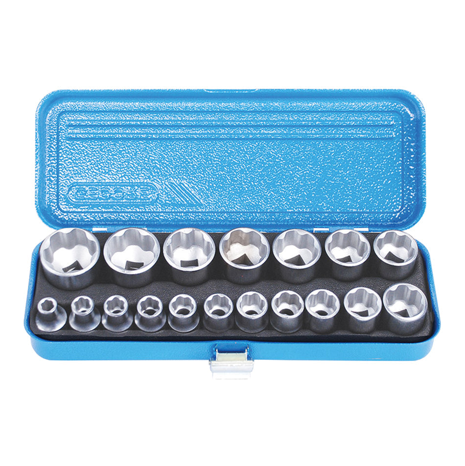19 AK/MK Socket Sets 1/2" - 20 pieces