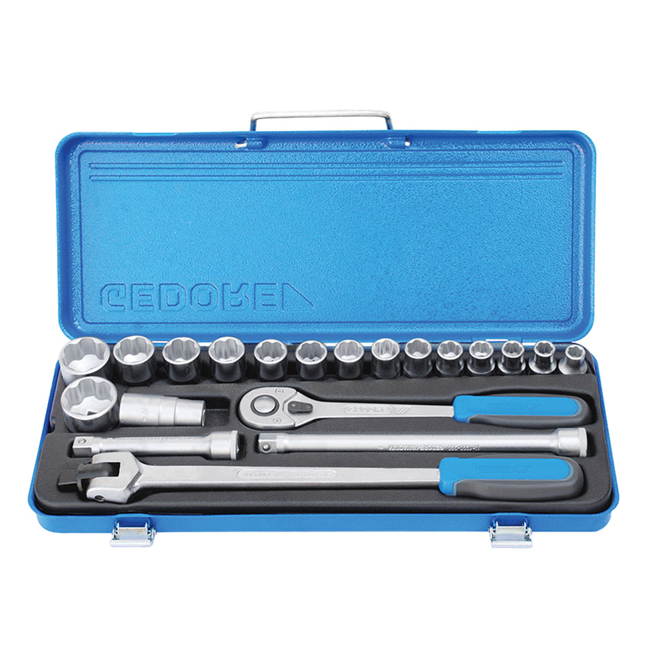 19 TM97U-10T Socket Sets 1/2" - 22 pieces