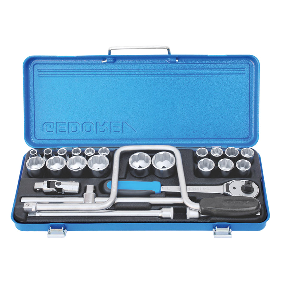 19 TMU-10T Socket Sets 1/2" - 27 pieces