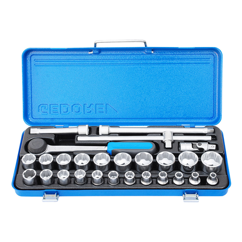 19 / 22 TMZ Socket Sets 1/2" - 29 pieces