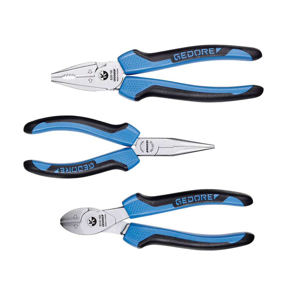 S 8003 JC Pliers Set - 3 Pieces