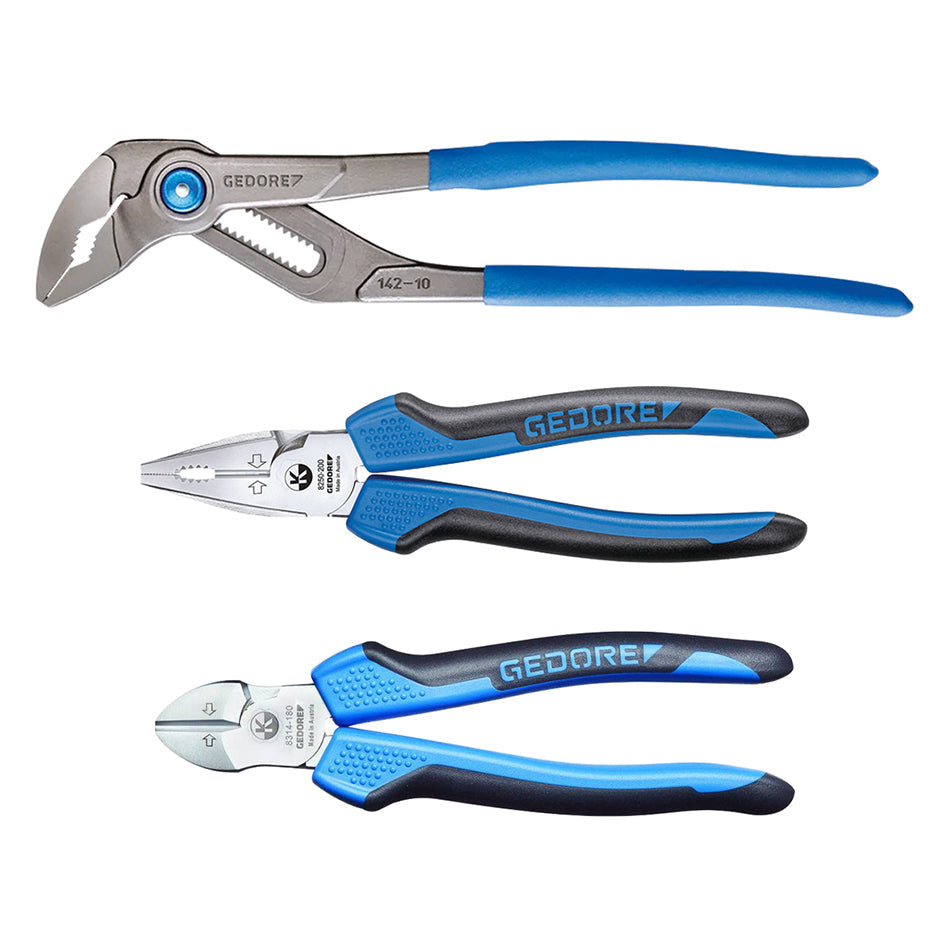 S 8393 JC Pliers Set - 3 Pieces