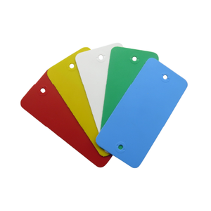 Plastic Tags with round holes