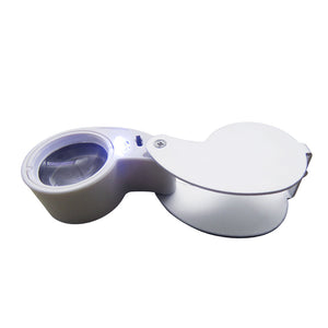 Illuminated Magnifier Loupe 40X